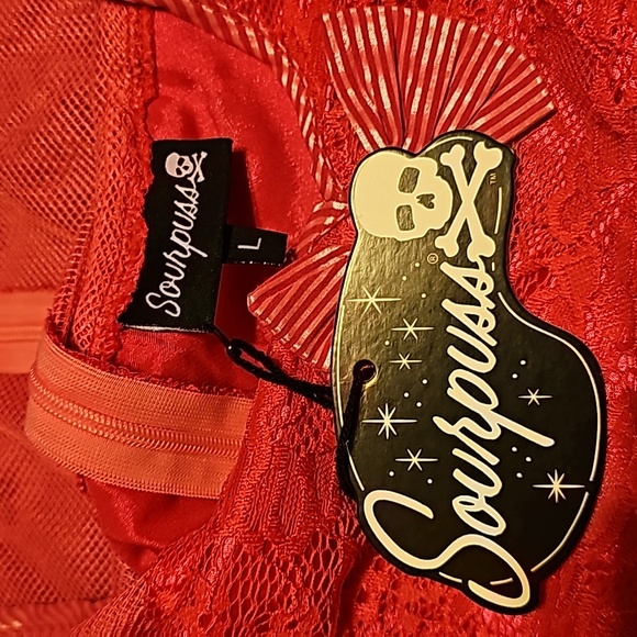 Rockabilly Barbie soirpuss swing dress size large - Picture 3 of 5